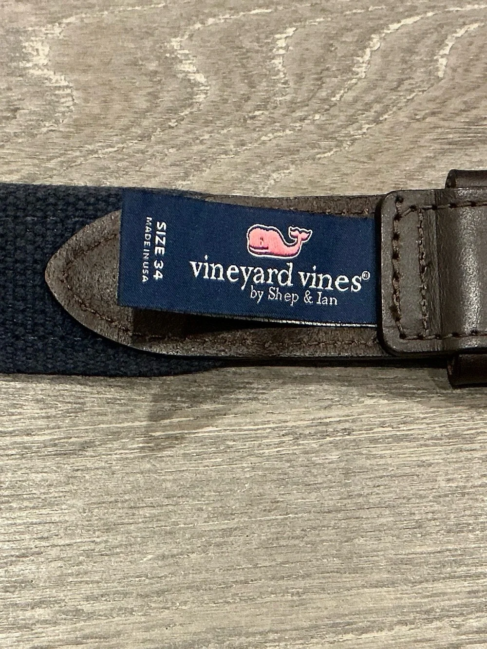 ♥️⚪️🔵TEXAS TX Vineyard Vines Belt Size 34 ♥️⚪️🔵